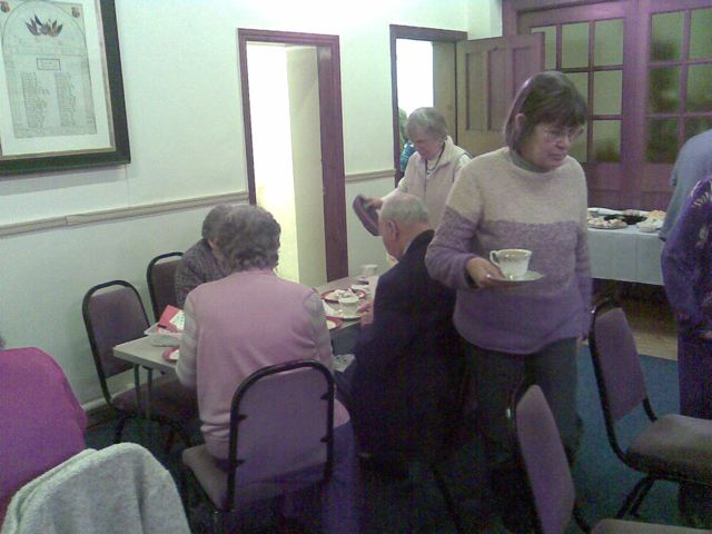 Photographs taken during the Christmas Party in Hankelow Methodist Chapel in December 2008